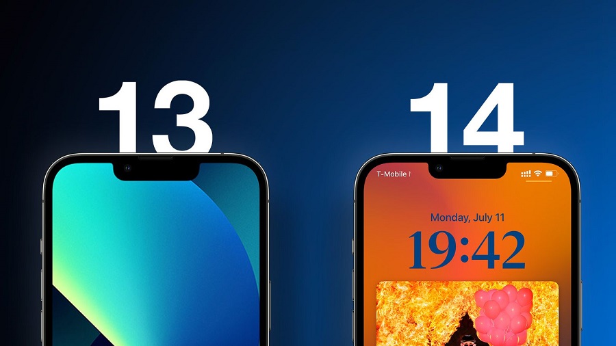 Trọng lượng và kích thước của iPhone 13 và iPhone 14 không có thay đổi đáng kể
